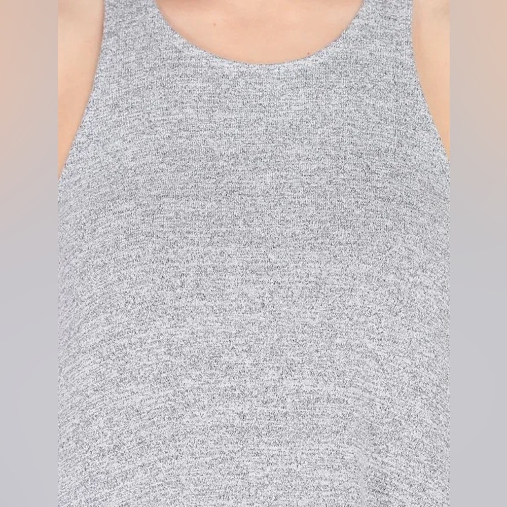 GAP Gray Softspun Knit Racerback Dress - Picture 6 of 10